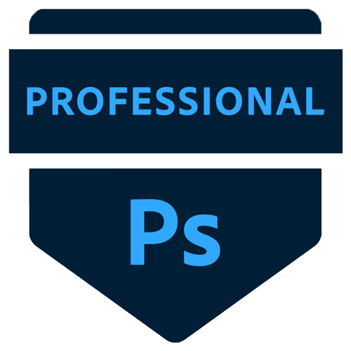 Badge for Adobe Photoshop certification