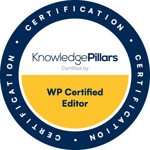 Badge for WordPress certification